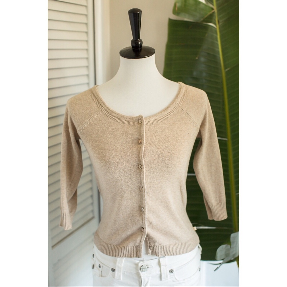 Beige cardigan
